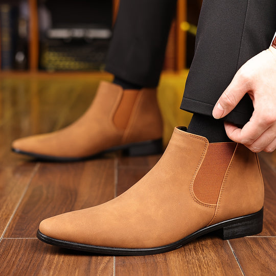 Harvard’s Casual Essential | Solid Ankle Chelsea Boots