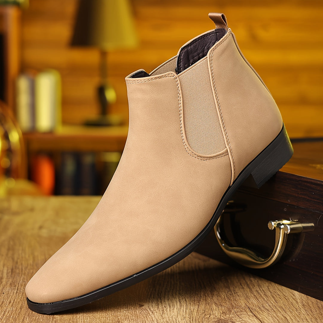 Harvard’s Casual Essential | Solid Ankle Chelsea Boots