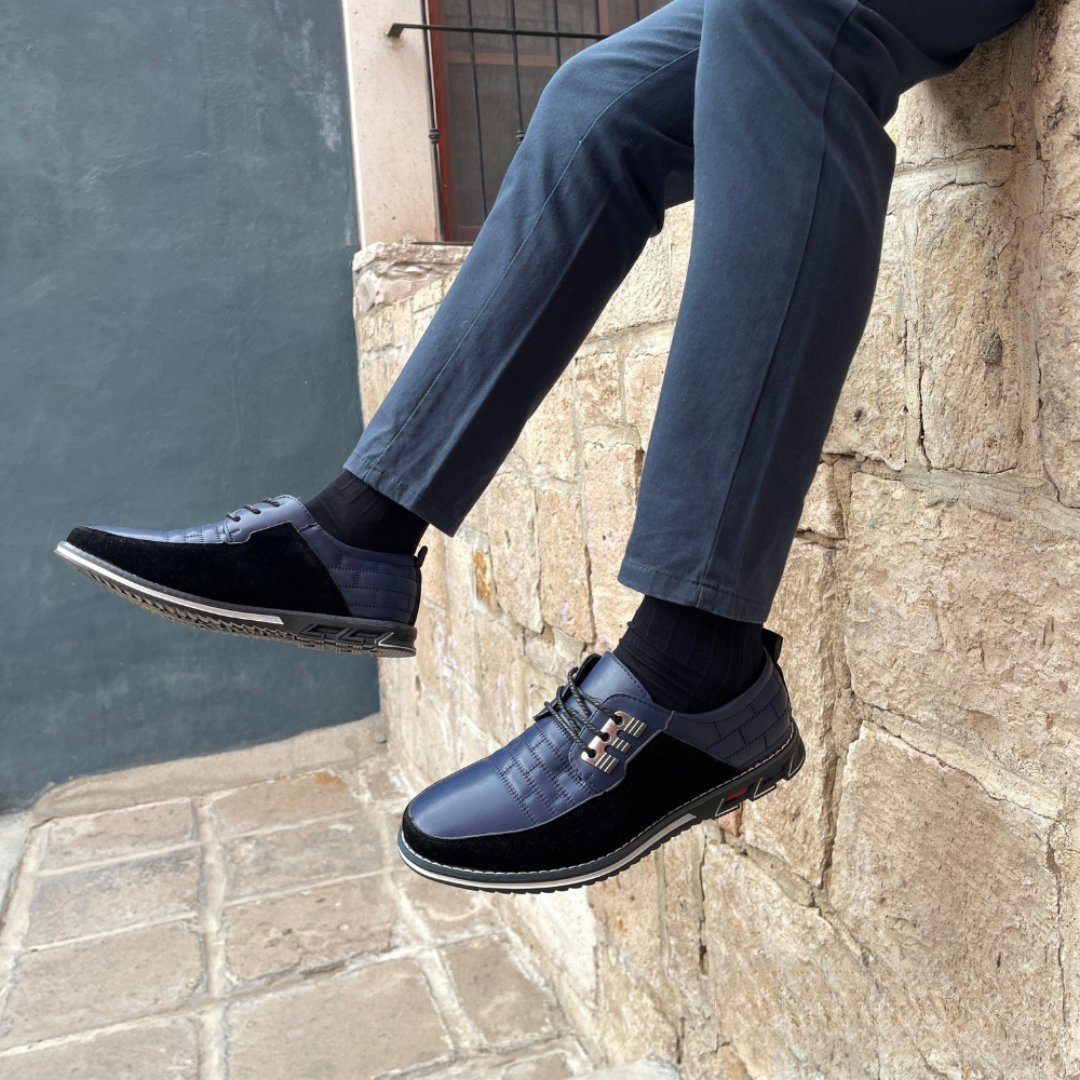 David’s Timeless Touch | Classic Leather Derby Shoes