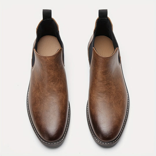 Harrington’s Refined Appeal | Round Toe Chelsea Boots