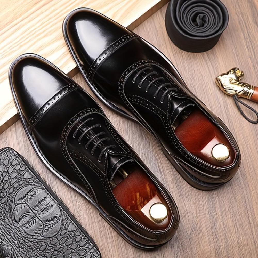 Windsor Cap-Toe Leather Oxford Shoes