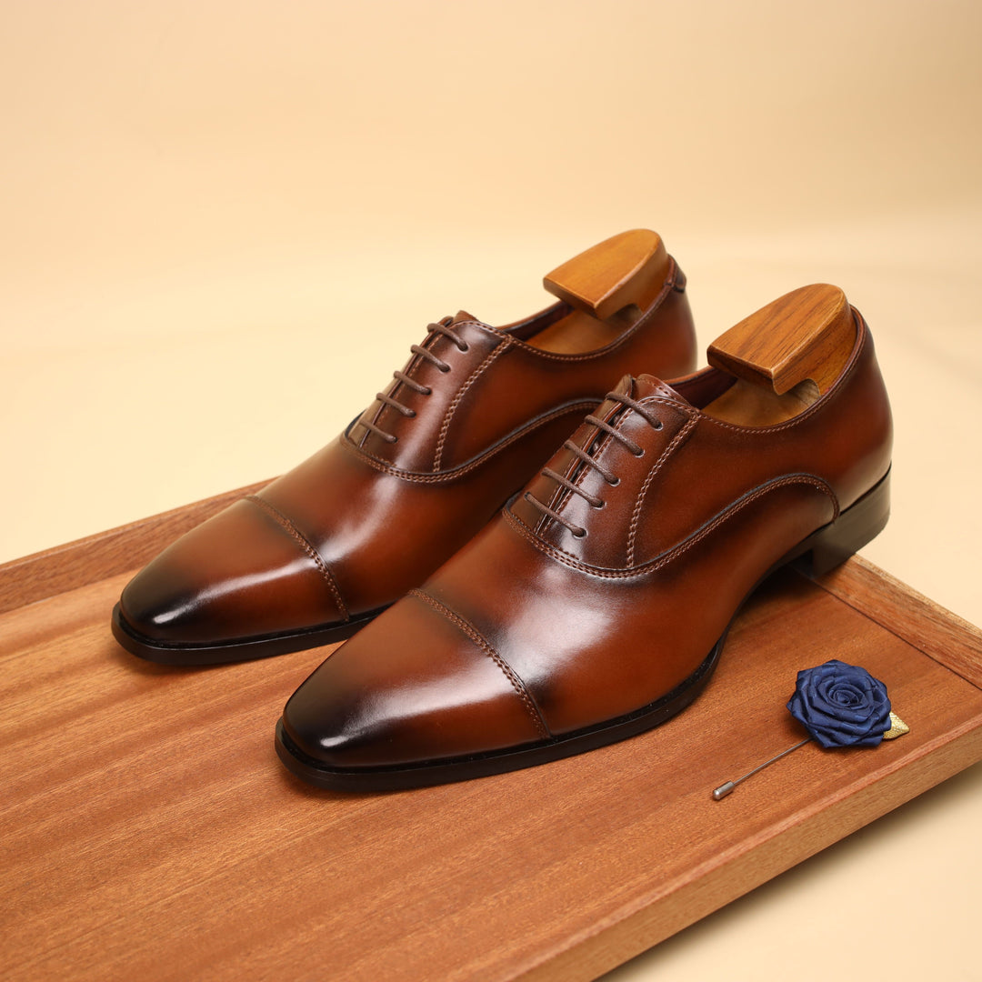 Regal Step | Cap Toe Oxford Shoes