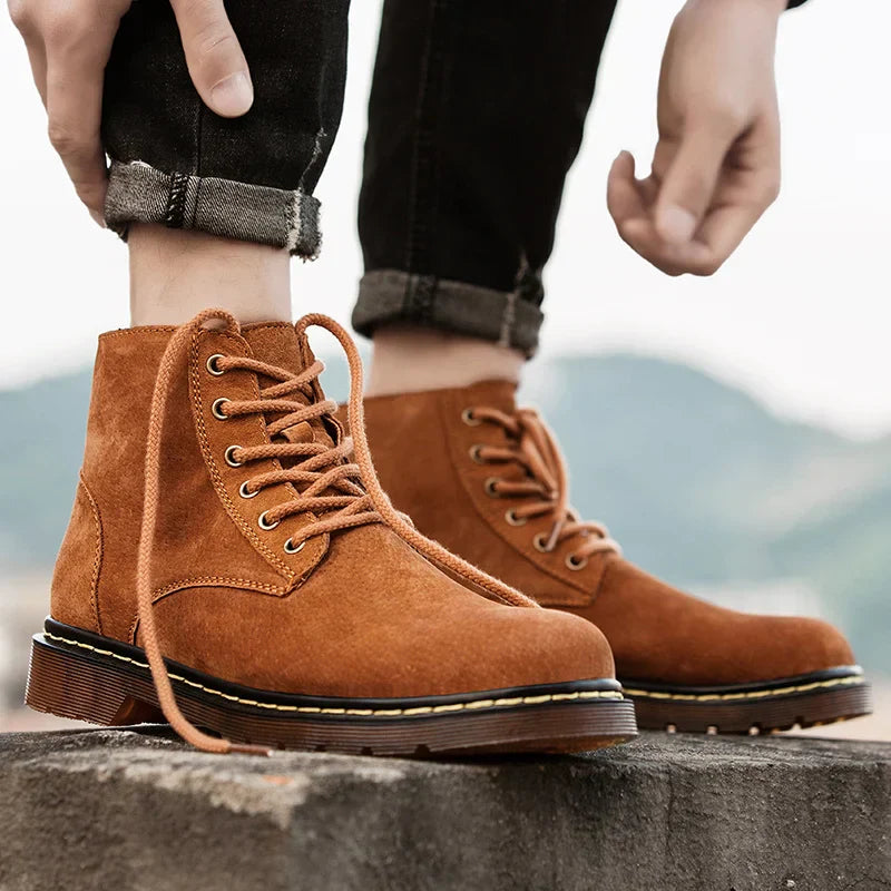 Trailblazer’s Rugged Comfort | Suede Boots