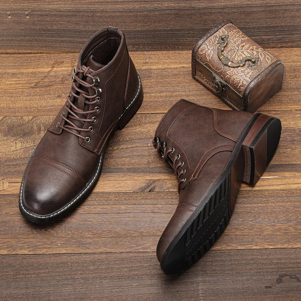 Vanguard’s Bold Edge | Cap-Toe Derby Boots