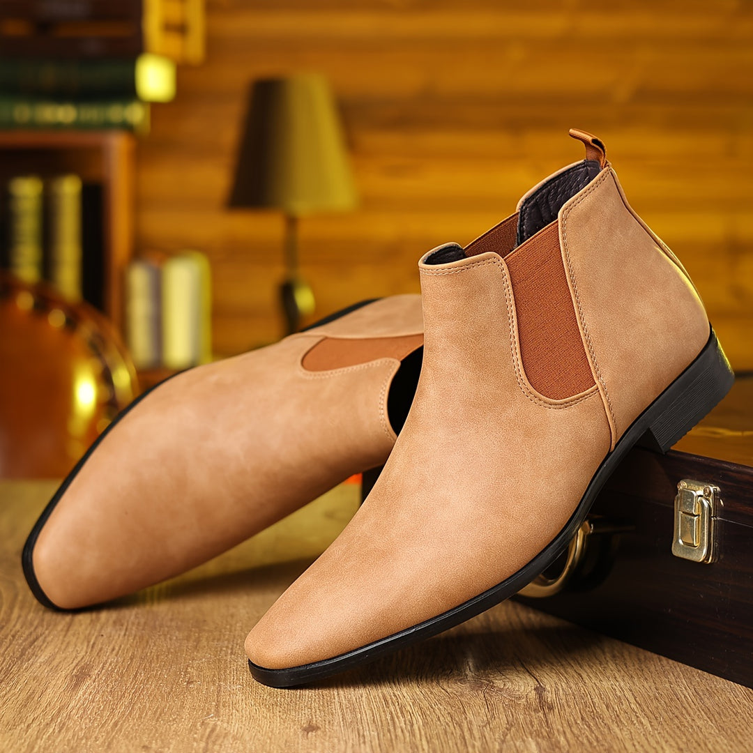 Harvard’s Casual Essential | Solid Ankle Chelsea Boots