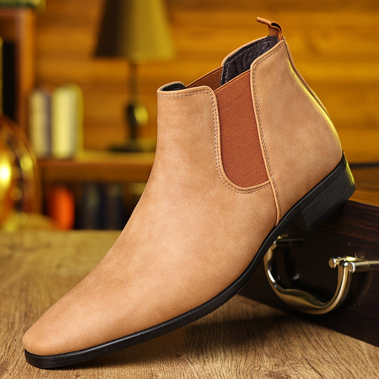 Harvard’s Casual Essential | Solid Ankle Chelsea Boots