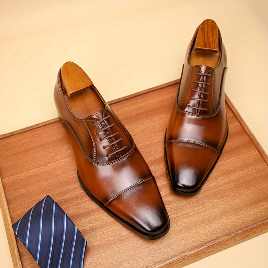 Regal Step | Cap Toe Oxford Shoes