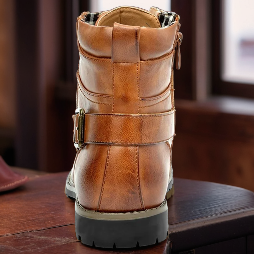 Titan’s Rugged Strength | Lace-Up Leather Boots