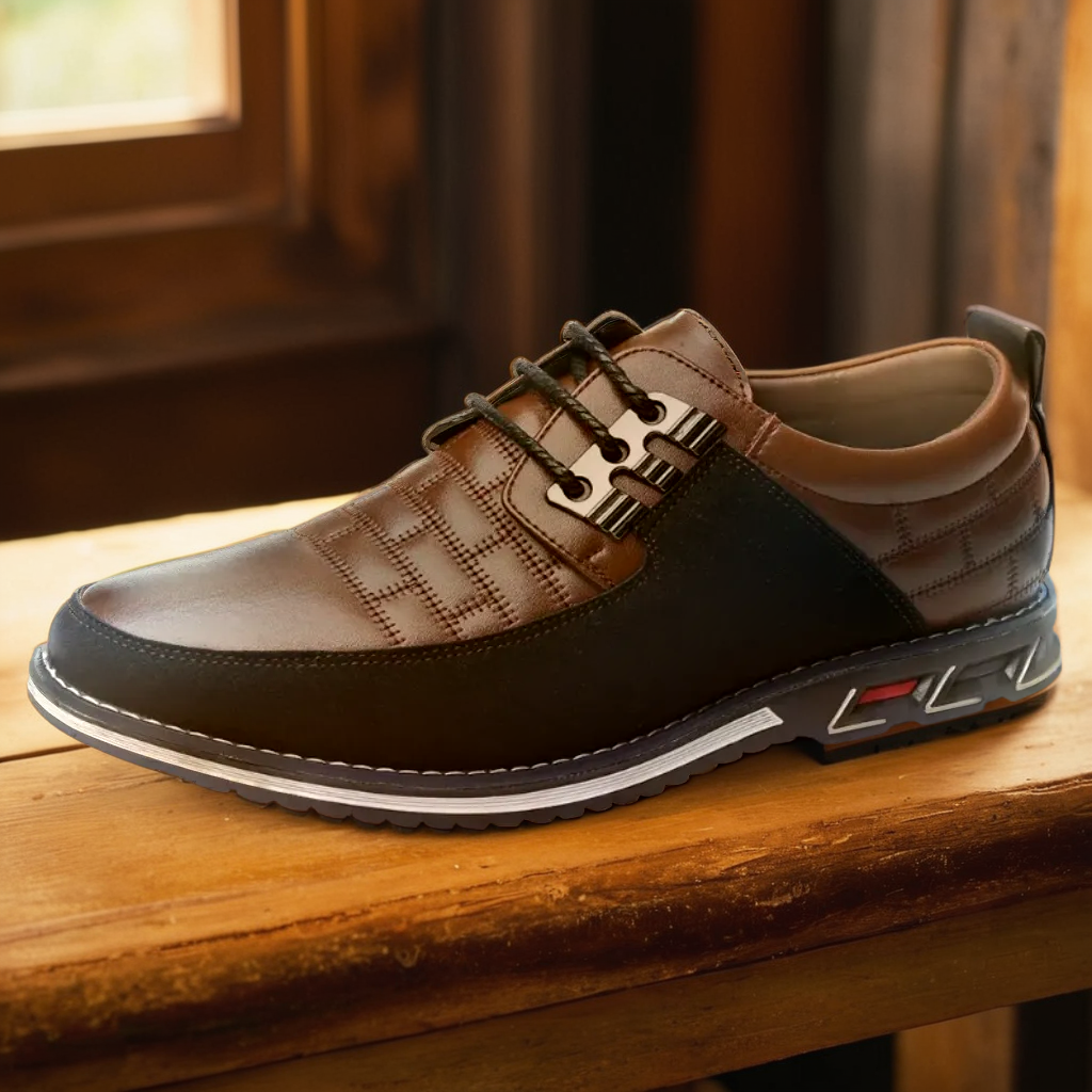 David’s Timeless Touch | Classic Leather Derby Shoes