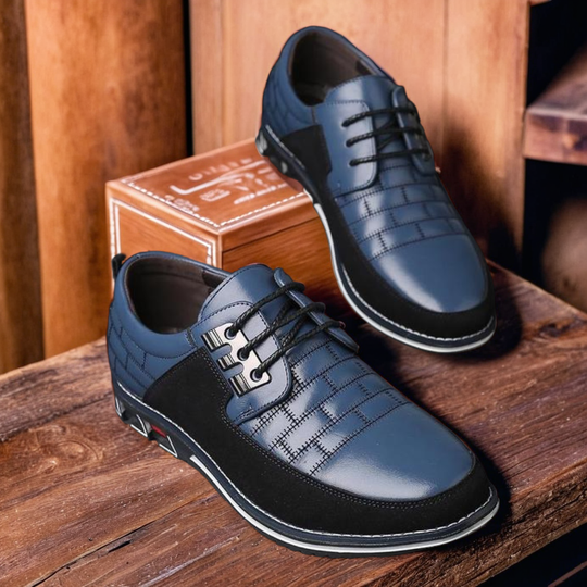 David’s Timeless Touch | Classic Leather Derby Shoes