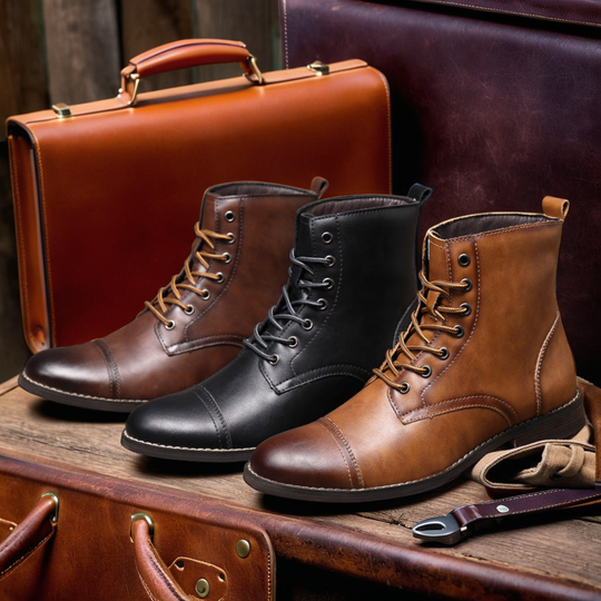 Horizon’s Premium Comfort | Genuine Leather Boots