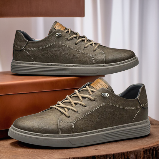 Summit Full-Grain Leather Sneakers